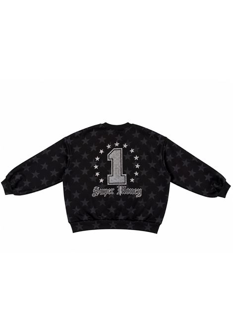 Felpa con strass ARTSUPERMONEY KIDS | SMJST05022BL